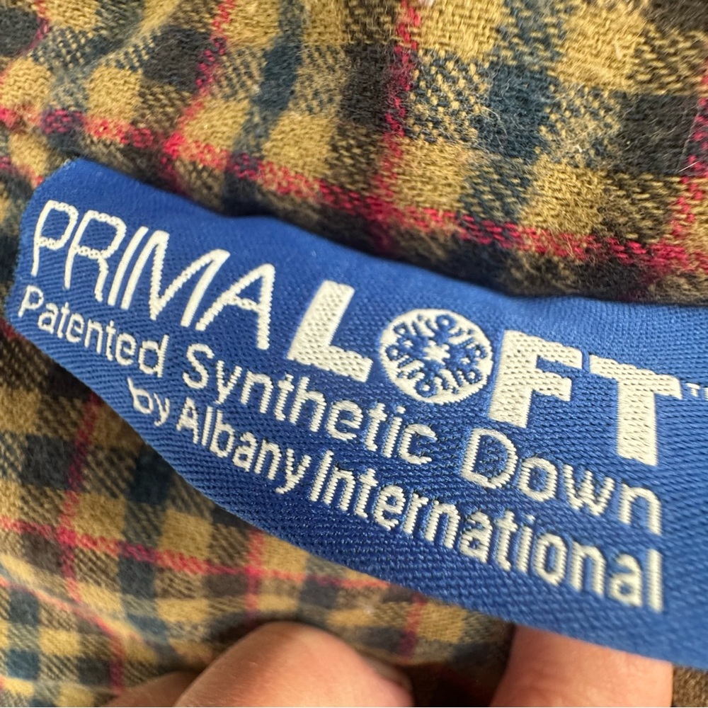 L.L.Bean Women’s XL Vintage Barn Coat Jacket Primaloft Raspberry Red - Picture 10 of 13